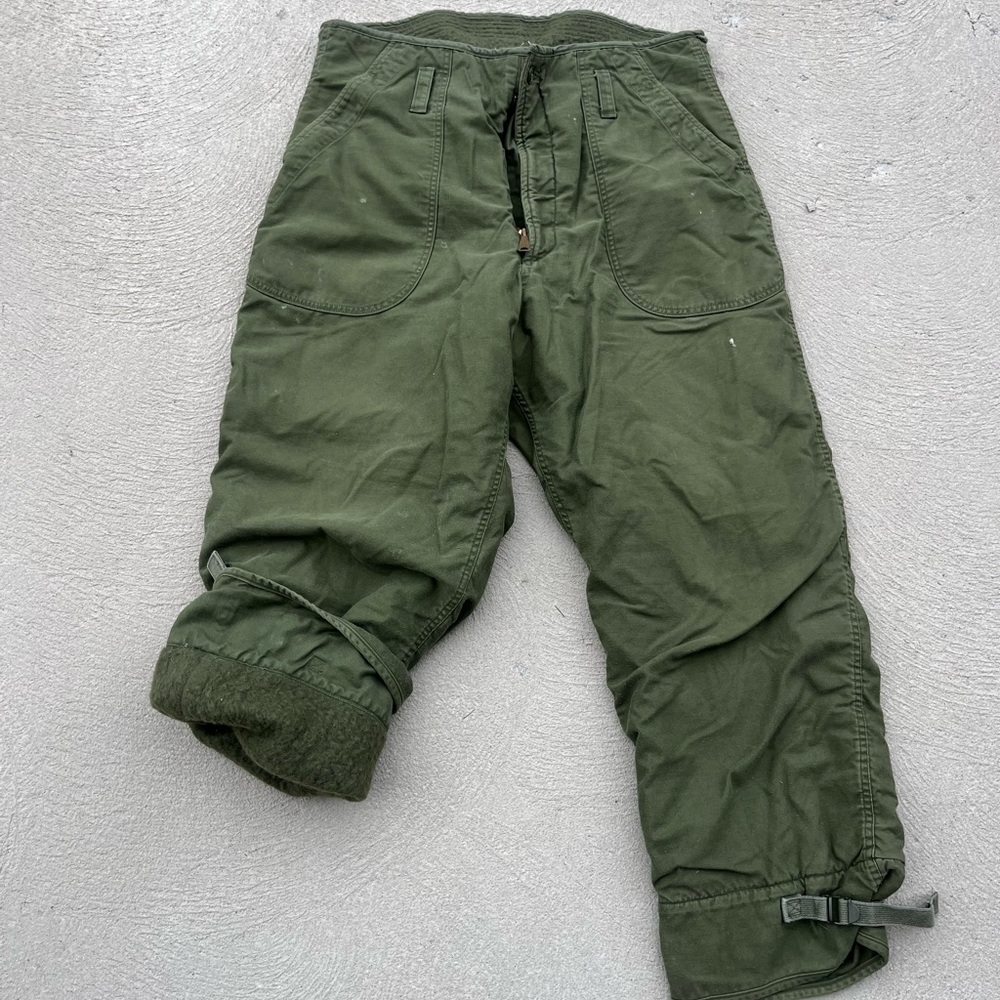 Vintage Military Surplus Insulated Pants